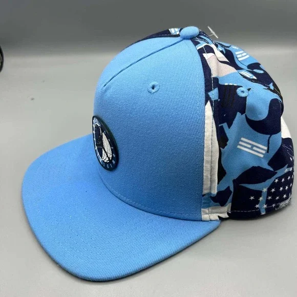 Air Jordan Worldwide Hat Men Blue Embroidered Jumpman Snap Back‎ Cap